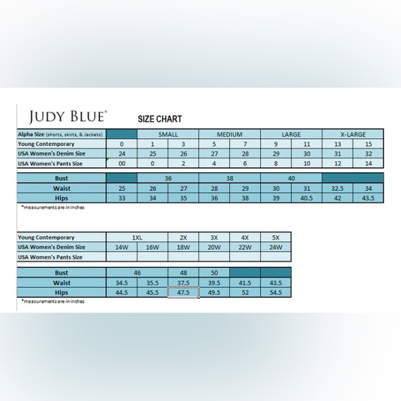 High Waist Double Button Wide Leg Jeans in Medium Blue by Judy Blue Size 20W NWT - Picture 7 of 7